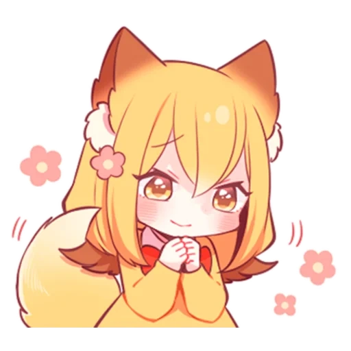 raposa anime, raposa anime, animação raposa, menina raposa, lovely fox dlsite