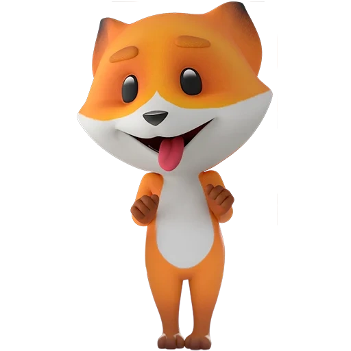 a toy, foxtrot maskot, foxy foxtrot fox