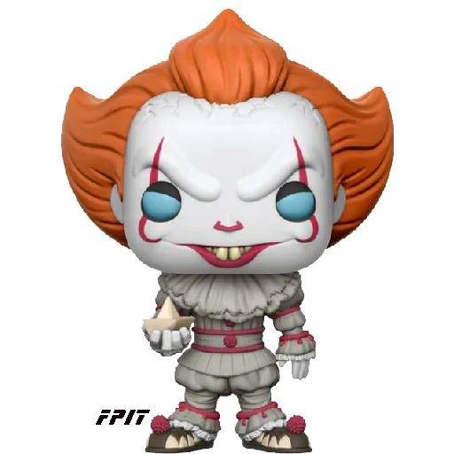 pennywise, figura penniviz, funko pop penniviz toy, funko vynl figura penniviz georgi 29257, fatuagem funko pop it é um barco de veículo de centavo 20176