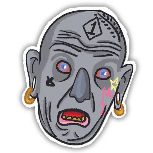 zombie, zombie, zombi aria, testa di zombi, zombie addov illustrator