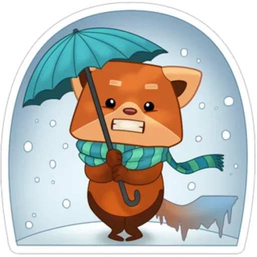 vibera, weber's fox, the fox under the umbrella, freddy weiber the fox, freddie wilbur the fox