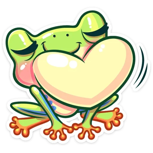 katak, jantung kodok, freddy frog, the lovers frog, jantung kodok