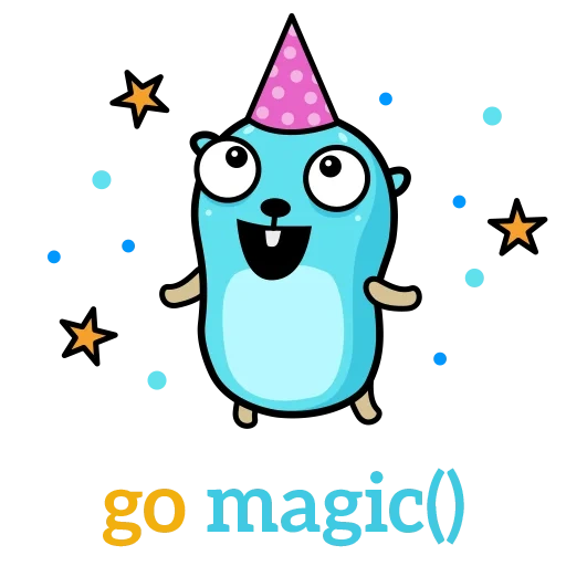 panique golang, gopher golang, golang maskot