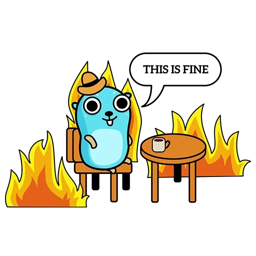 im feinmeme, this is fine, bickcha das ist fein, gopher this is fine