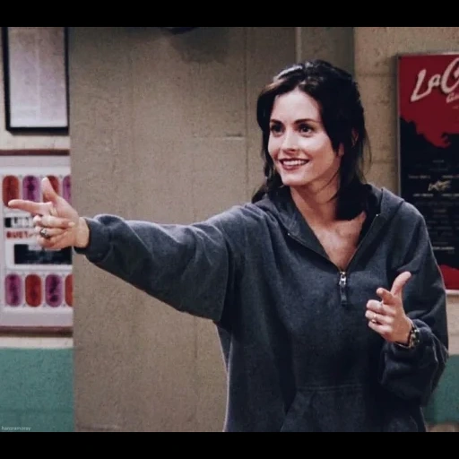 courtney cox, monica geller, tv-serie friends, freunde von monica, freunde von monika geller