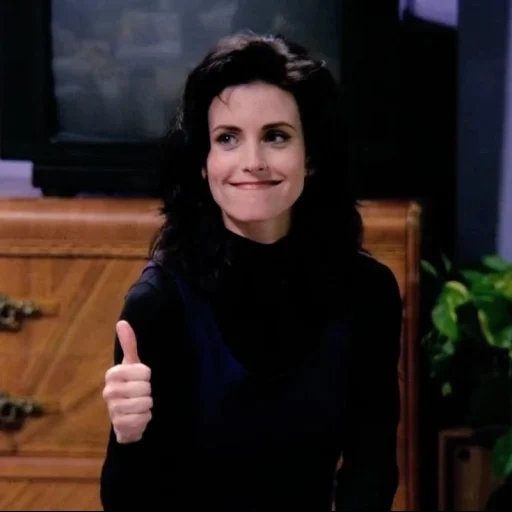 nenek, courtney cox, bekerja di malam hari, monica geller, foto anna