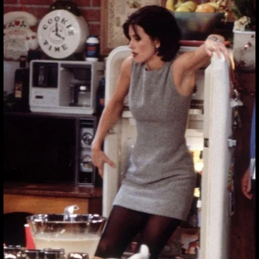 lovers, courtney cox, monica geller, rambut pendek, courtney cox hot