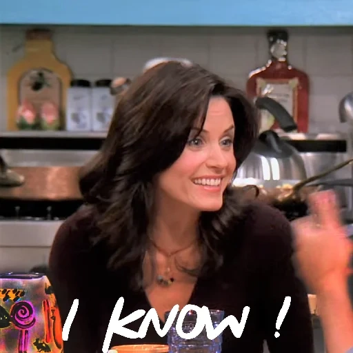 friends op, кадр фильма, моника i know, моника геллер, friends all episodes