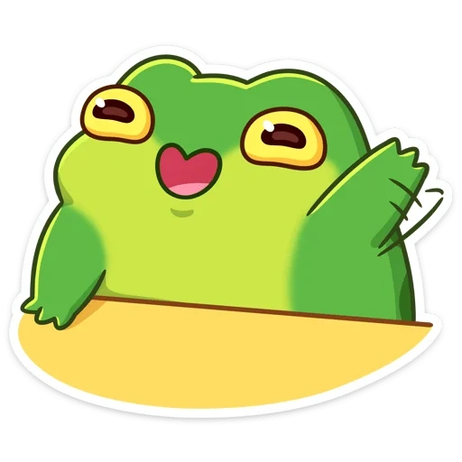 takut, katak kawaii