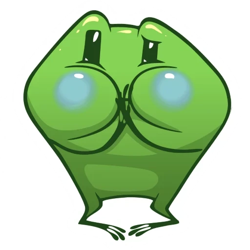 зеленая жаба, лягушонок пепе, лягушки мультяшные, милая лягушка мультяшная
