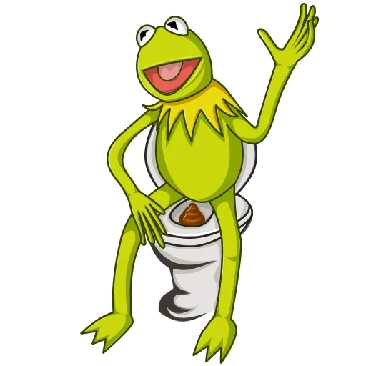 la rana, la rana di kermit, kermit la rana, rana kermit piena crescita