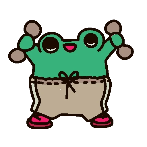 cinta itu lucu, katak kawaii, kavaynaya frog, katak kawaii, gambar katak itu lucu