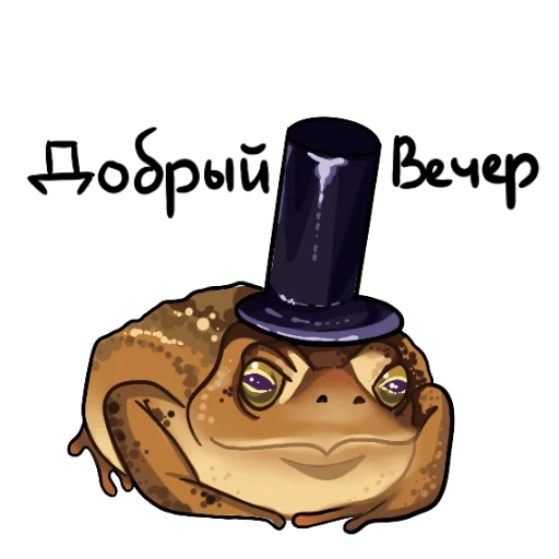 drôle, grenouille, chapeau de crapaud, crapaud katya, le magicien du crapaud