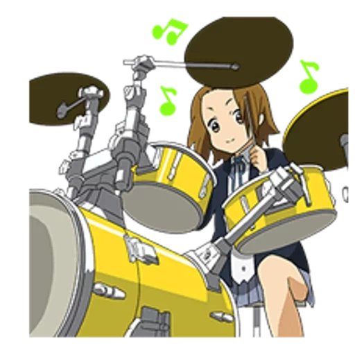k on, ritsu was a secret, ritsu terenaka drums