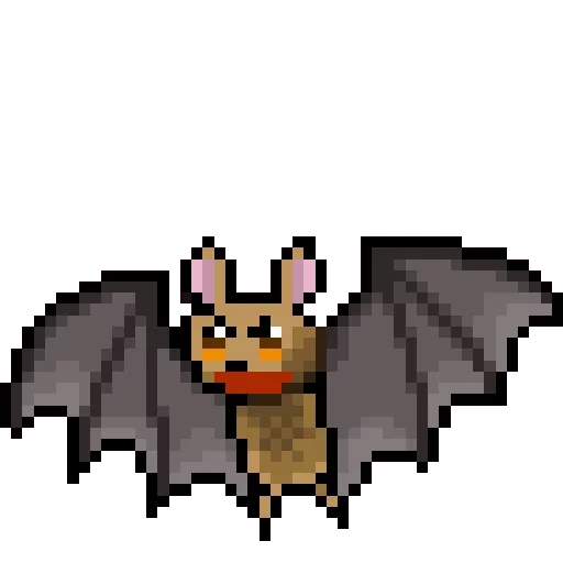 pixel bats, bishop animación, bat mouse sprite, bat ilustration, club mouse