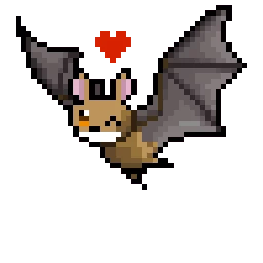 pixel bats, animación de obispo, lindo bat, halloween bat, pixel art
