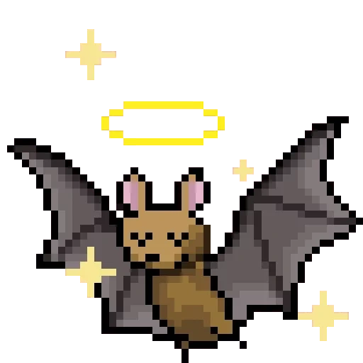 bat ilustration, pixel bats, cute bat, bly multhy mushice, bly de animación