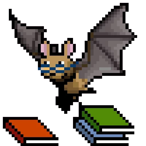 pixel bats, ratón pixel art, animación de murciélago, pixel wolf, pixel artis