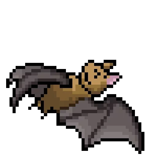 pixel bats, bishop animation, bat mouse sprite, bat illustration, blocking wings