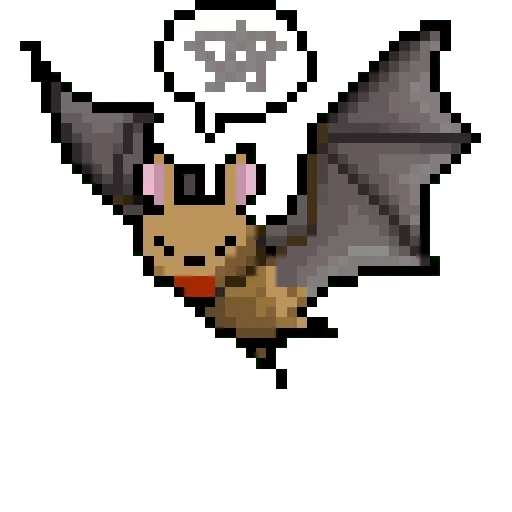 pixelfledermäuse, pokemon pixel art, pixelzeichnungen, pixelkunst, pixelfiguren