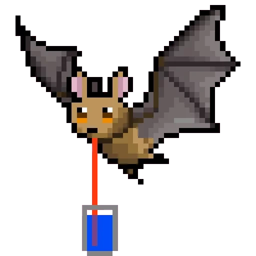 pixel bats, pokemon pixel art, kelelawar dari neraka, bat animasi, pixel art art