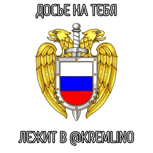 fso rf, armoiries du fso, armoiries de la fso de la russie, armoiries du sbp fso russia, communications spéciales de l'emblème fso