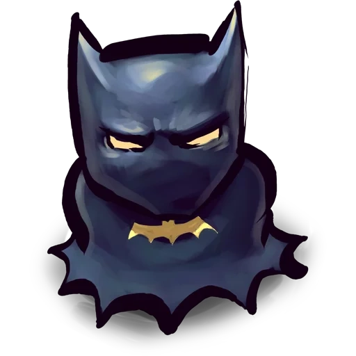 batman, batman x512, batman with no background, batman smiling face, batman minimalism