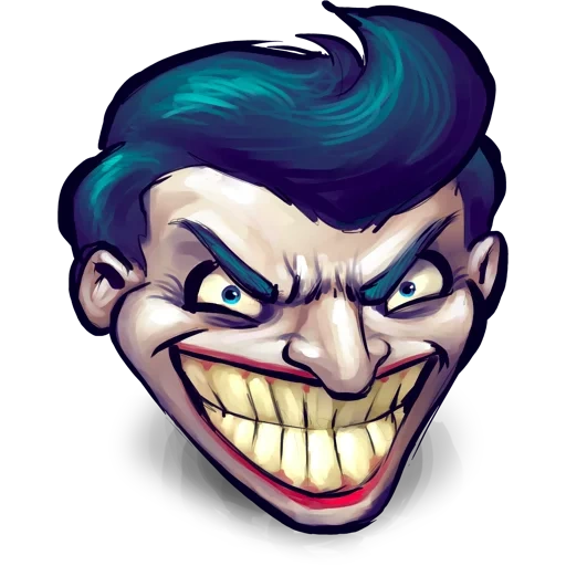 joker, cara de payaso, payaso batman, sonrisa de payaso, caricatura de payaso