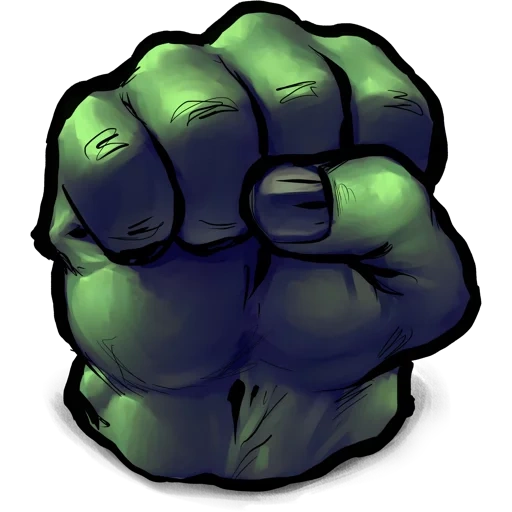 hulk, punho hulk, punho hulk, hall hand, punho hulk