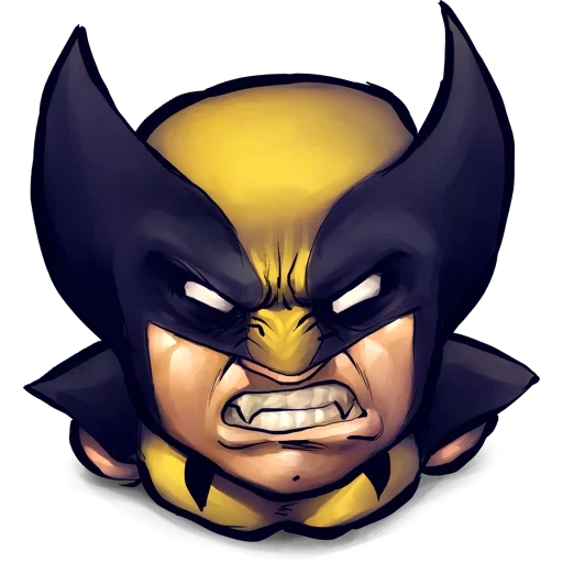 ikon perisai, agar io skin, kepala wolverine, smiley wolverine, wolverine immortal