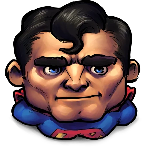 joe pesha, superman, twitch.tv, wajah superman, gambar 512x512