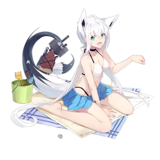 azur lane, fubuki shirakami, hollolive azul lane, style de maison de tomiki shirama