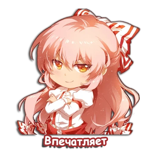 chibi, anime, anime girl, proyek touhou, mo verbal