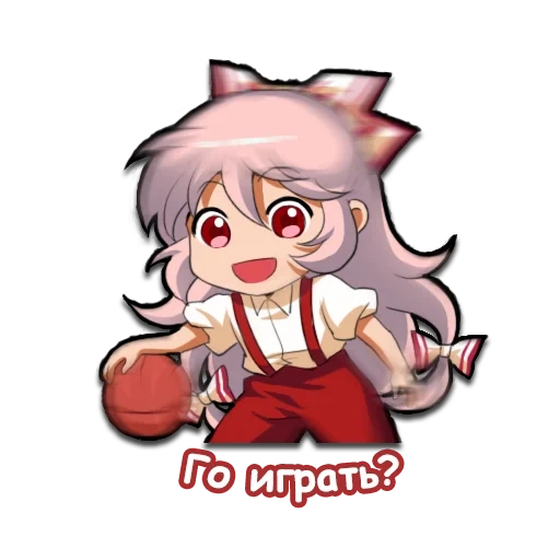 mokou, аниме арта, аниме смайлы, mokou fujiwara, touhou project