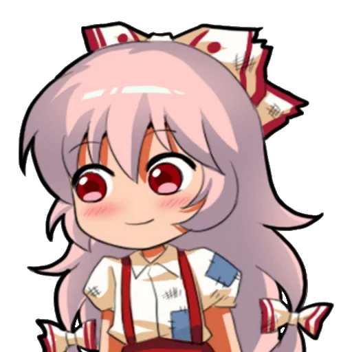 mokou, después de la expresión de la cabeza, emoting mokou, touhou project, jokanhiyou mokou