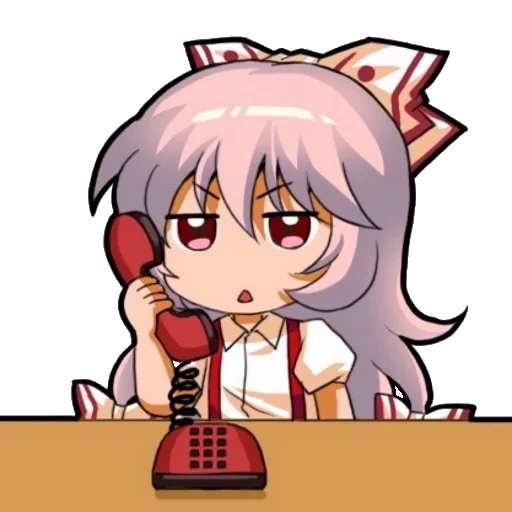 mokou, anime expressionspaket, emoting mokou, das projekt touhou, fujiwara no mokou