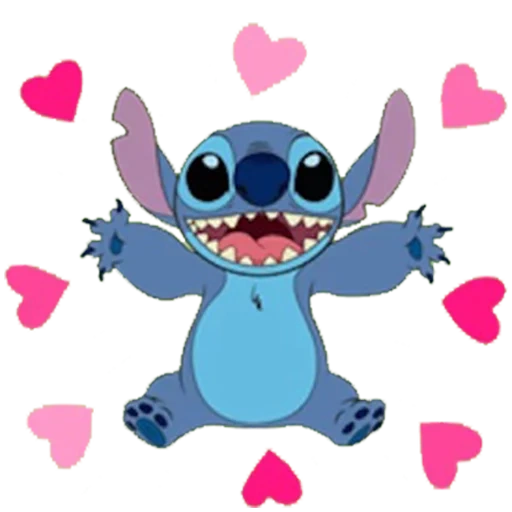 stic, linha stitch, stich stitch, cartoon stich