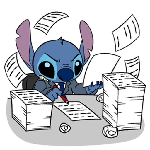 stic, stich stitch, o stich é adorável, padrão bonito de stich