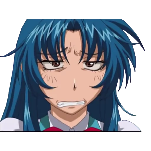 anime, kaname chidori, tidori kaname, anime characters, anime emotions of panic