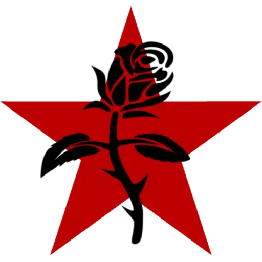девушка, символы анархии, красная звезда svg, символ социализма роза, анархо-синдикализм символика