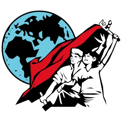 иллюстрация, красное знамя, национал синдикализм, георгий валентинович плеханов, символика коммунистического интернационала