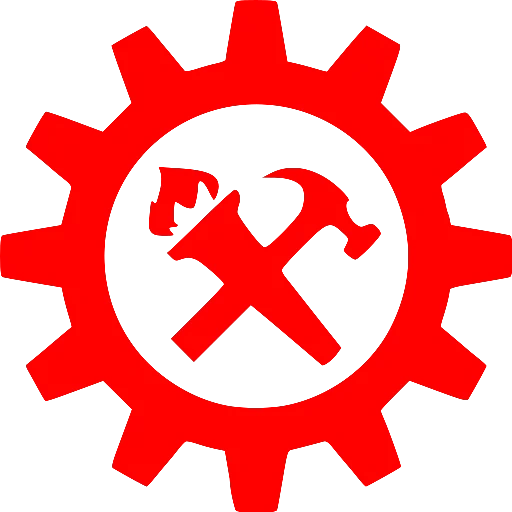 символ инженера, механик логотип, значок автосервиса, символ синдикализма, символика синдикалистов