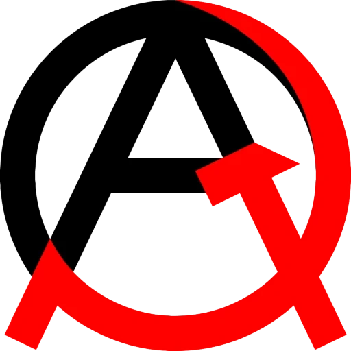 анархия, анархизм, техно анархизм, знак анархизма, символ анархо коммунизма