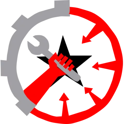 символ технократии, символика синдикалистов, анархо-социализм символика, синдикализм прозрачный фон, анархо-синдикализм символика