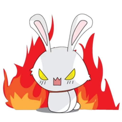 аниме, bloody bunny, кровожадный заяц, scorbunny pokemon шайни