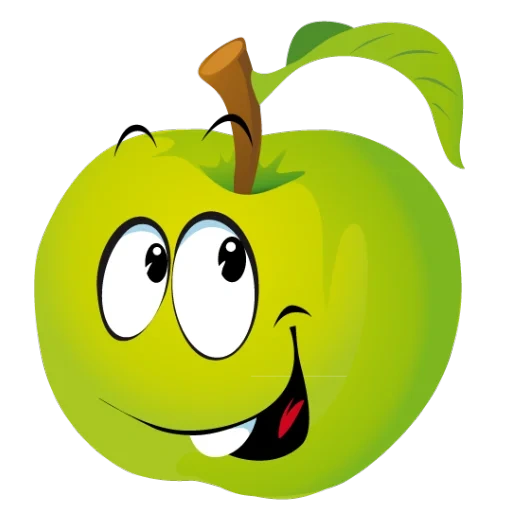 фрукты яблоко, фрукты рисунок, смешные фрукты, веселые фрукты, веселые овощи фрукты