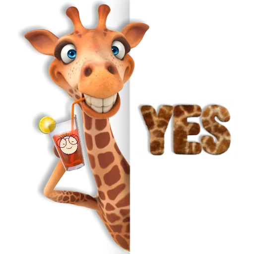 divertissement de la girafe, girafe d'akakin, girafe drôle, girafe joyeuse, bonjour girafe
