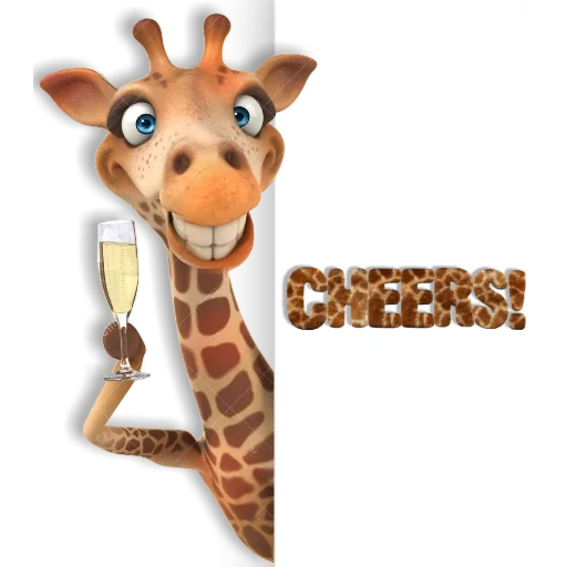 entretenimento girafa, girafa divertida, girafa engraçada, girafa alegre, bom dia girafa