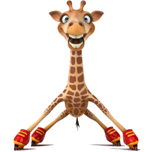 giraffe fun, merry giraffe, the giraffe is funny, cool giraffe