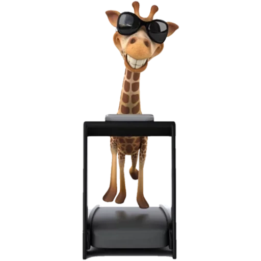 gafas de jirafa, toby jirafa, skateboarding jirafa, análisis de jirafa fan, jirafa caricatura arte 3d